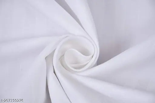 Pranika Enterprises White Satin Doublebed 400 TC luxury Bedsheet For Hotel PG Guest House Hospitals (90*100)
