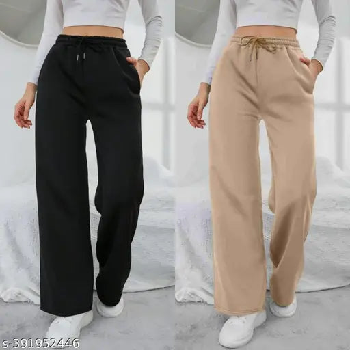 Straight-fit lower combo set, light brown, regular-fit