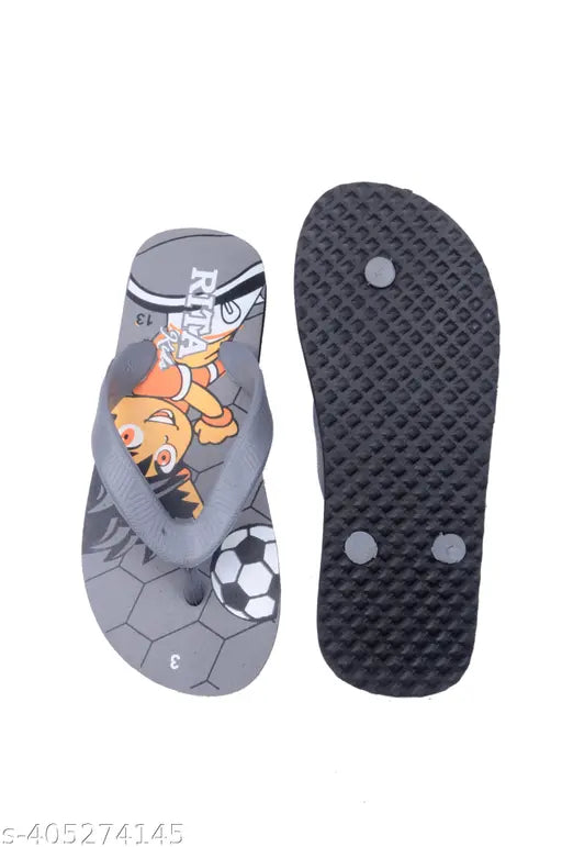 RITANEWGOALGREY: Printed net rubber sole kids sneaker, size 3-3.5 years, India origin