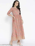 Ankita's printed cotton kurta, three-quarter sleeves - Indian designer fashion for the modern wardrobe
