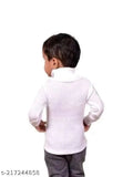 Trendy striped wool highneck sweater for kids, attractive colors and long sleeves