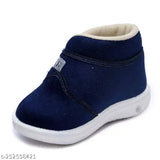 Blue kids whistle musical sound shoes with velcro closure