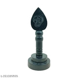 Wooden Karungali Murugan Vel stand - 3 inch, traditional Indian god idol symbolizing divine protection and spiritual connection