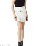 Solid denim women's skirt for girls (India), size 28/30/32