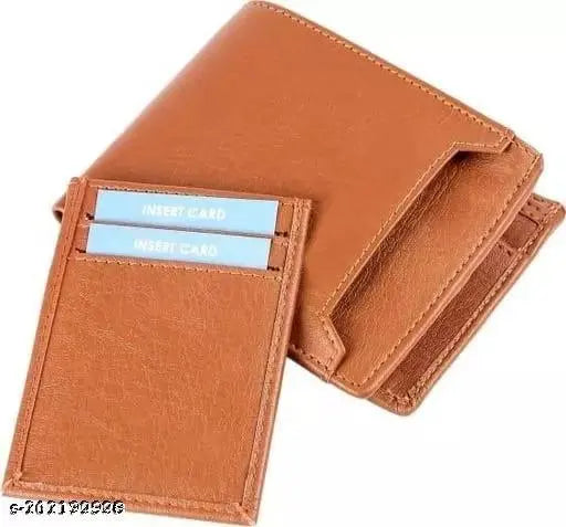 Faux leather handbag, classic design for men & boys, 2 compartments, solid color, Indian origin