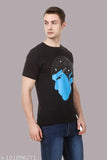 Short sleeve cotton men's t-shirt, standard fit from India