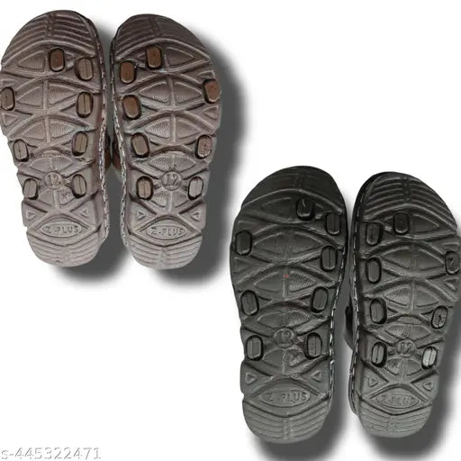 Trendy kids' rubber flip flops, printed net pattern, washable and comfortable for various sizes (5-6yrs, 6-7yrs, 7-8yrs, etc.), Indian origin