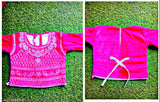Velvet kids western party wear lahenga choli, embellished lehenga for little princess on special occasions