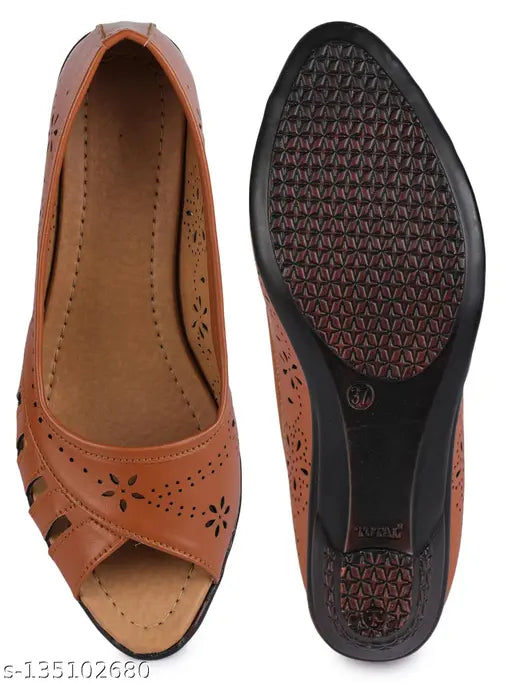 Synthetic Flucki women's stylish Bellies sandals with slip-on design, ideal for casual and party wear. Available in various sizes (IND-3 to IND-9). Indian-made footwear offering maximum breathability