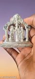 Silver foot murti: Ranamika collection featuring Ramlakshmansita, Sita ji, and Lord Hanumansit in brass, ideal for temple decoration and home decor
