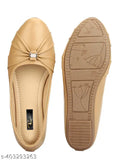 Colorblocked PU ballerinas, trendy slip-ons by Rimezs. IND-4, IND-5, IND-6 sizes available