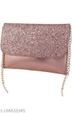 Pink sequin crossbody purse