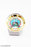 Multicolor glass and plastic Makka Madina showpiece, 65cm decorative item for car dashboard, handcrafted in India