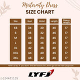 Peach Viscose Rayon Maternity Kurti with Invisible Zippers - Comfortable, versatile, and stylish breastfeeding dress for pre- and post-pregnancy