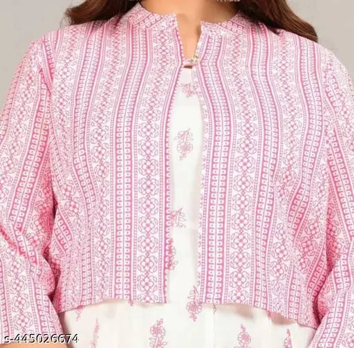 Pink rayon gown with long sleeves and printed net pattern, size S (Bust 36in, Waist 34in, Hip 38in, Shoulder 13in), Indian origin fashion dress on hanger