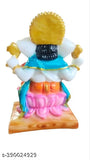Marble Ganesh Idol (4x3x7 inches), Indian decorative Pooja Mandir item