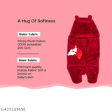 Maroon Unicorn Fur AC Blanket for Kids, lightweight and warm, embroidered with attractive unicorn design, suitable for babies 0-6 months