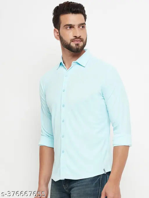 Cotton blend solid color men's long sleeve t-shirt, perfect for casual wear - India