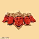 Resin Panchmukhi Hanumanji statue, 7x4x2 inches, Indian handcrafted decorative showpiece for pooja room, protection from evil eye