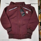 The image depicts a dark red special TPU jacket, specifically designed for kids