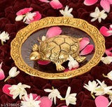 Metal oxide tortoise decorative plate, Feng Shui showpiece for long life and stability, 13.5cmx7cmx13.5cm