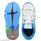 N2PROLED Kids' LED sneakers, casual shoes in blue with white laces
