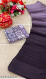 Womens beautiful printed georgette saree with satin blouse