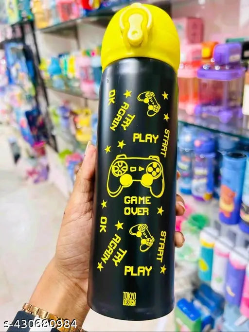 Multicolor stainless steel SIPPY BOTTLE, leak-proof, 500ML insulated water bottle for kids and office use, origin: India