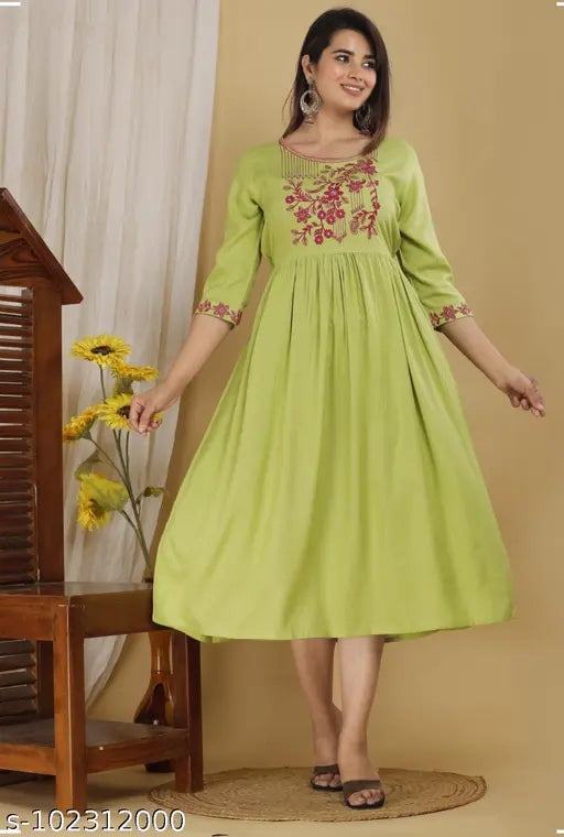 Yellow embroidered cotton kameez with embellished detailing