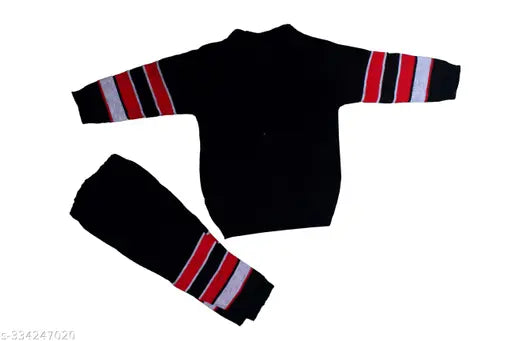 Kids woolen winter wear set: Wool sweater T-shirt & full pants for boys - AVK Creation (India)