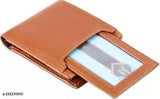 Gorgeous faux leather handbag, classic design for men and boys, exotic pattern, 2 compartments, free size (6cm x 5cm)