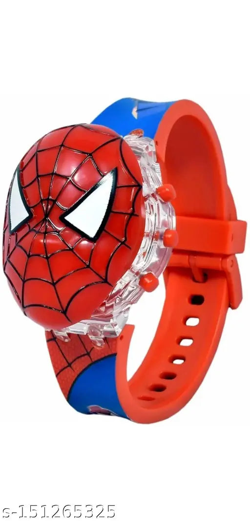 Spider Man themed watch, digital display, music function