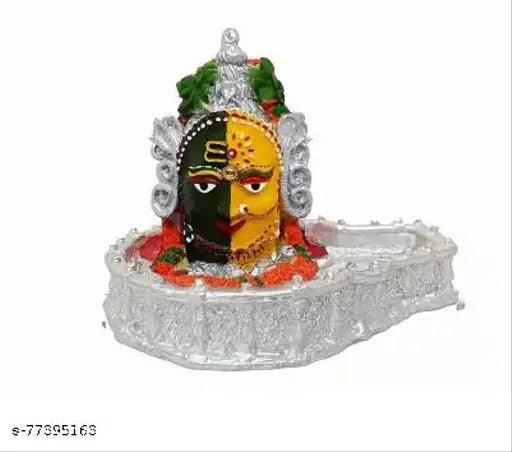 Poly resin Shiv Linga statues by SCULPTO MANIA, Mahakaleshwar mini car dashboards showpiece" (93 characters)
