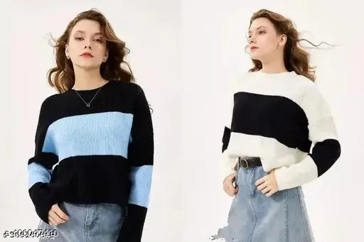 Colorblocked polyester long sleeve t-shirt, premium quality for summer, soft and easy wear, size XS (bust 34in, length 18in). Indian-made fashionable party wear