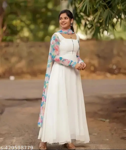 DESIGNER WHITE GOWN