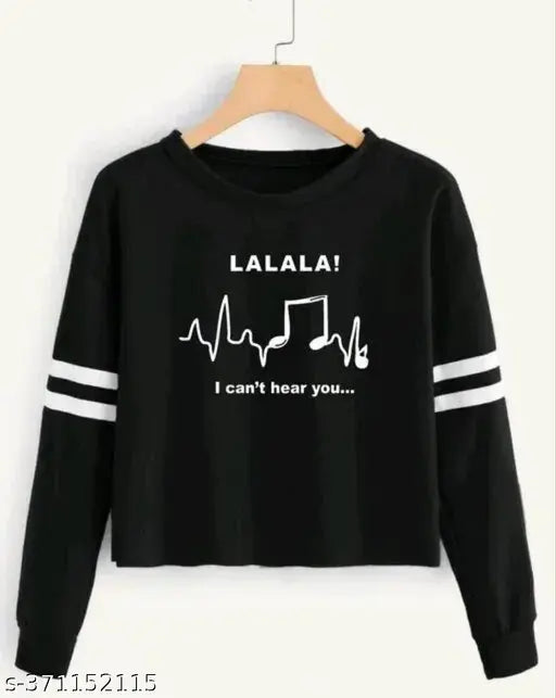 Attractive cotton blend round neck full sleeves women & girls t-shirts (pack of 2), soft, stylish, breathable, lightweight, holiday trend