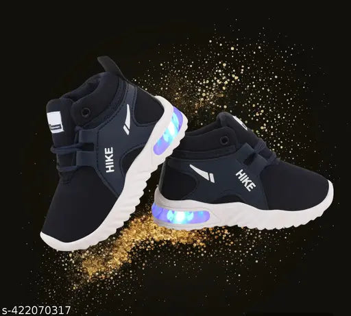 T61Blue LED Kids Footwear - Lightweight, breathable, and comfortable EVA shoes with color-changing lights, ideal for outdoor or indoor play for children aged 12 months to 5 years