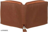 Brown faux leather casual wallet, classic design, free size, India origin
