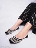 Synthetic ethnic mojori jutti for women & girls - comfortable, stylish, and colorful slip-on heels by FROH FEET