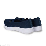 Black CiptoComfort sports loafers with breathable fabric, designed for comfort and style while running