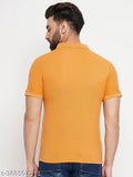 Men's cotton blend printed polo collar t-shirt with short sleeves, featuring a vibrant design. [Color & Pattern depend on the specific product]