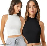 Cotton Lycra high neck turtle neck sweatshirt in solid color, perfect for winter wear and parties for both women and girls. Made in India