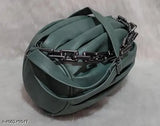 Green sling bag with adjustable strap