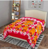 Trendy floral cotton baby blanket, free size (86x56 inches), made in India