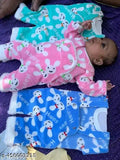 Wool winter wear combo pack: Cute printed long-sleeved baby outfits (0-3M, 0-2M), Indian origin
