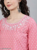 Avi fashion rayon printed kurta women's long sleeves
