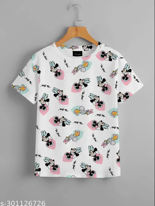 Premium polyester Celebi print combo T-shirt for women and girls, perfect fit and lasting durability
