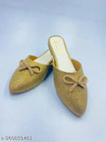 Embellished mesh women's bellies, attractive and versatile, sizes: IND-4 to IND-8. Made in India