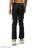 Dark blue denim cargo pants