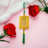 Arabic Calligraphy Kursi, Islamic Allah Hanging Accessory for Car Decor, Indian-made Muslim Gift for Ramadan Eid